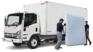 Mattress removal and disposal truck