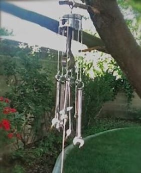 wrench wind chime