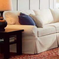 Couch With Slipcover