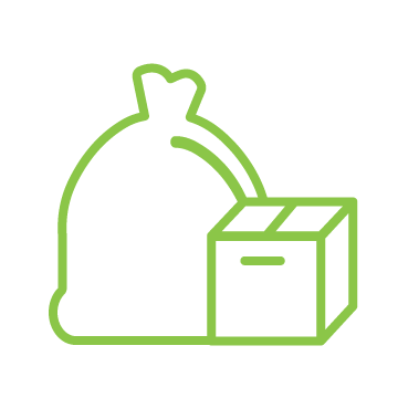Bagged and Boxed Junk Removal Icon