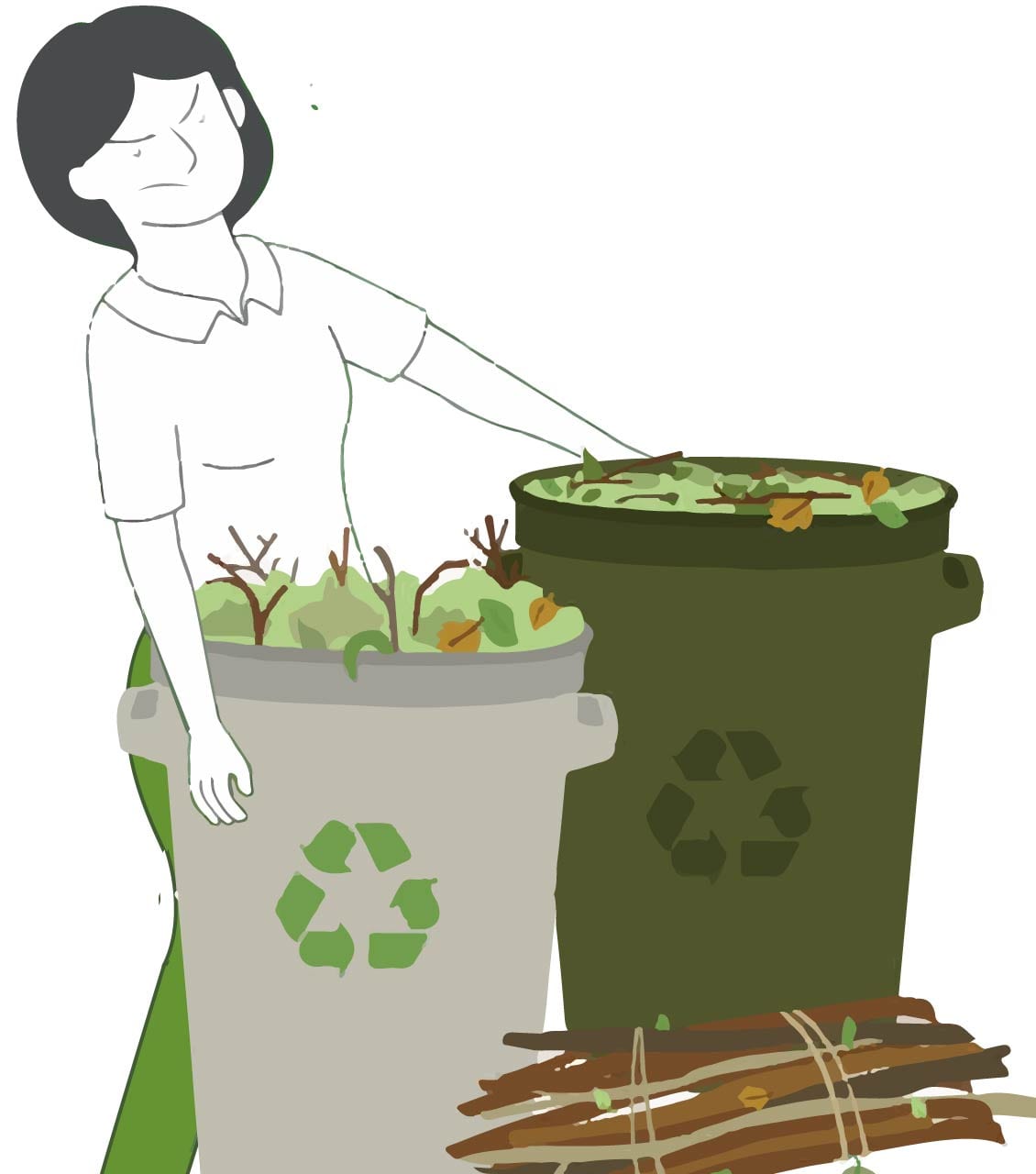 Yard waste removal services