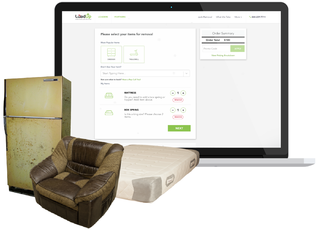Guaranteed upfront couch removal pricing in Atlanta GA.