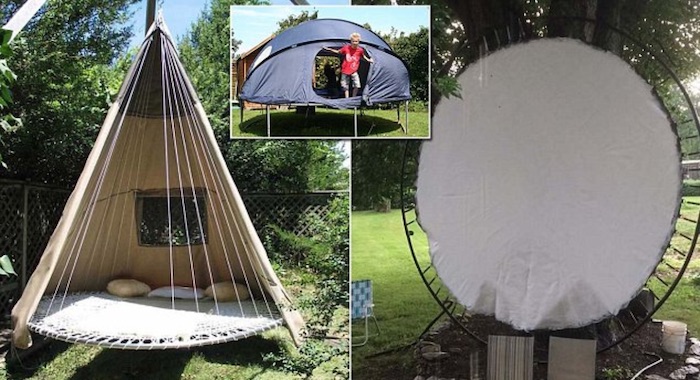 Creative DIY for Used Trampoline