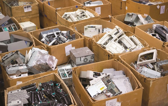Office relocation creates a lot of e-waste.