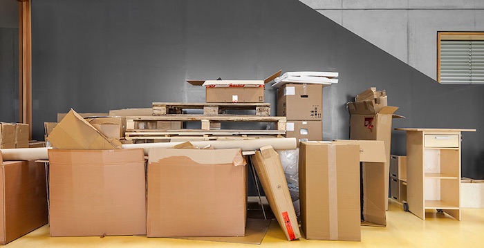 Furniture and office supplies should be properly packed for office relocation.