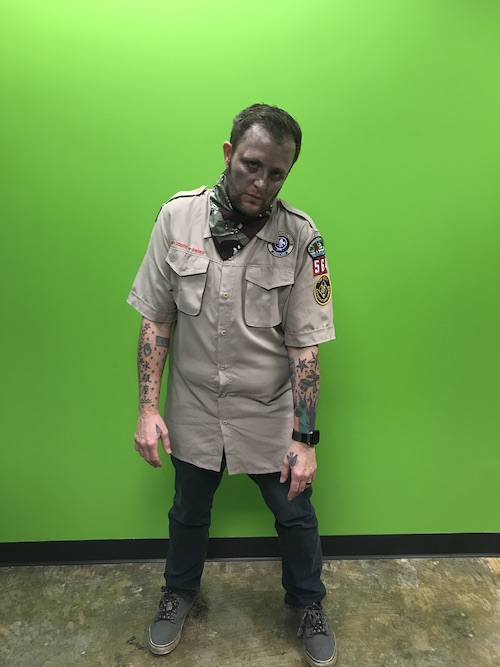 boy scout zombie halloween costume