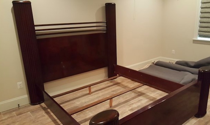Take Apart Get Rid Of A Bed Frame, How To Remove Bed Frame From Headboard