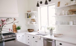 Clutter free minimalist kitchen