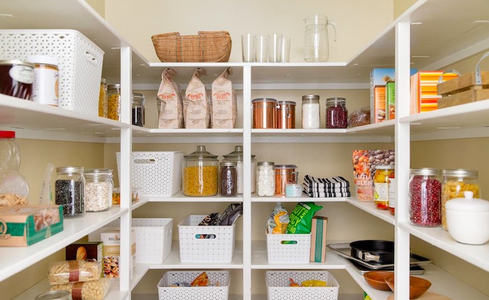 Decluttering kitchen cupboards and pantry