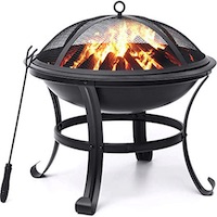 outdoor fire pit disposal