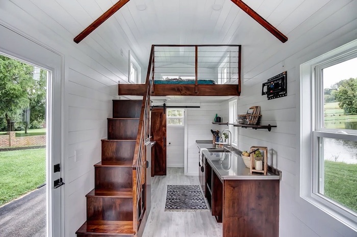modern interior tiny house 