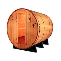 wooden home sauna removal