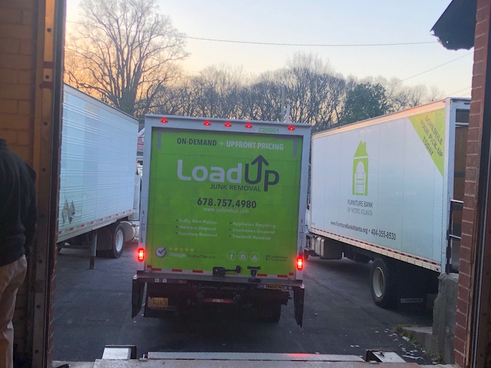 LoadUp truck backs into dock