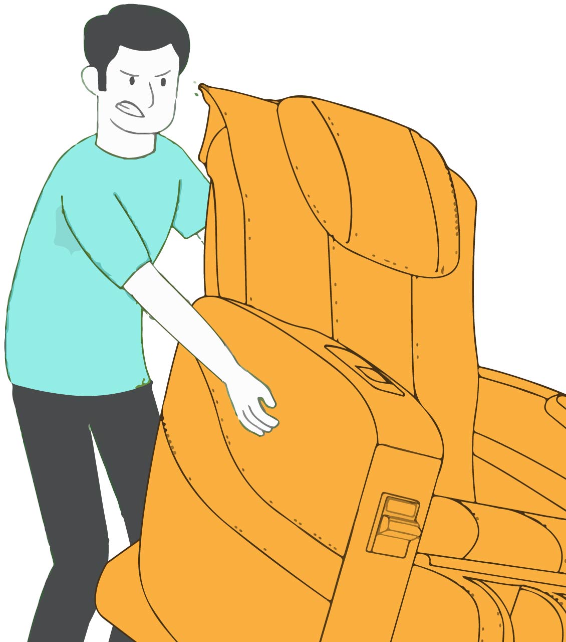 Massage chair removal and disposal services