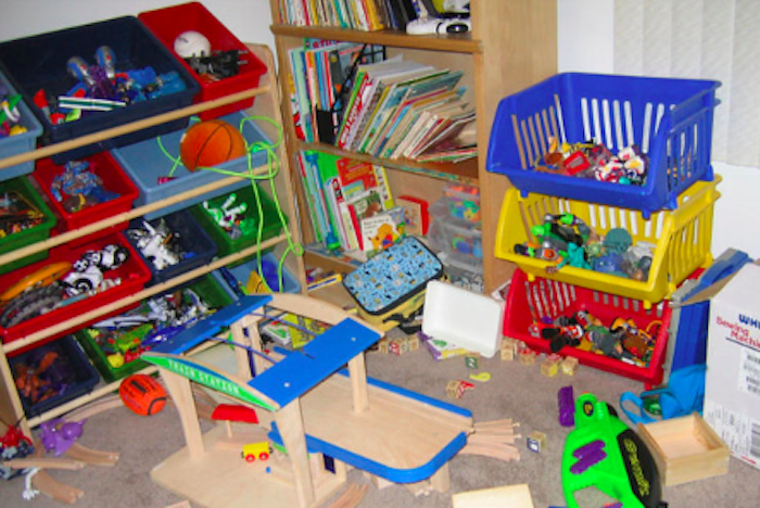 how to declutter playroom