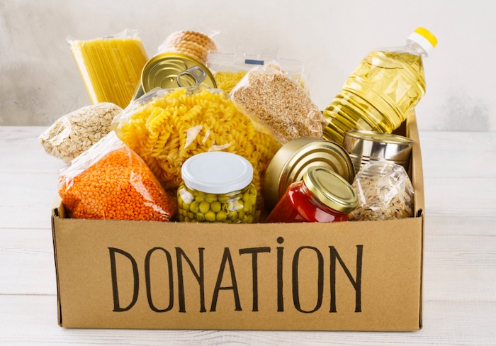 Donate food from your pantry
