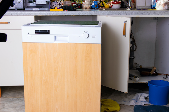 dishwasher removal from wall