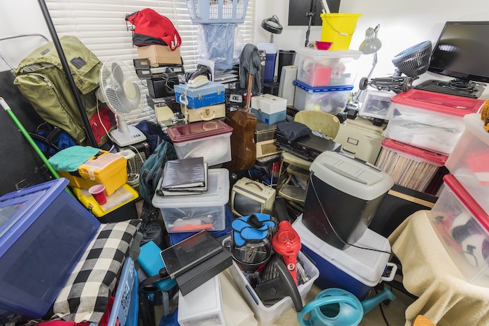 Hoarders house full of junk to be removed.