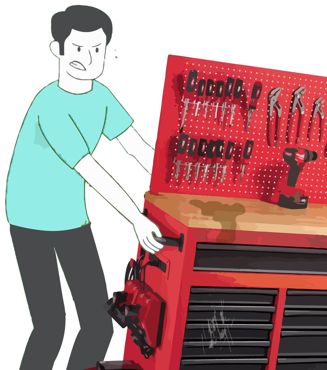 affordable tool bench haul away and disposal