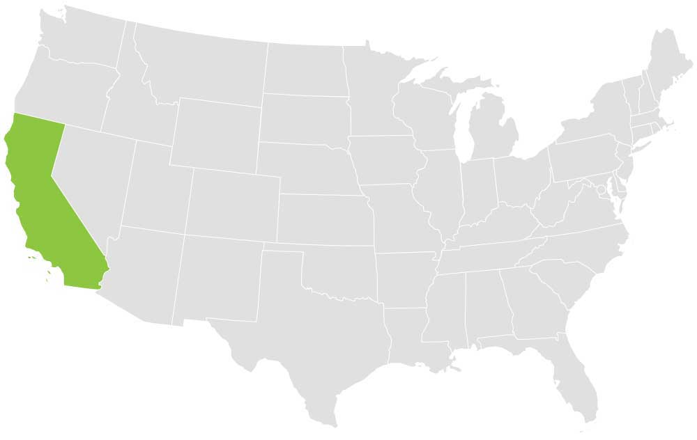 California Loader Territory Map