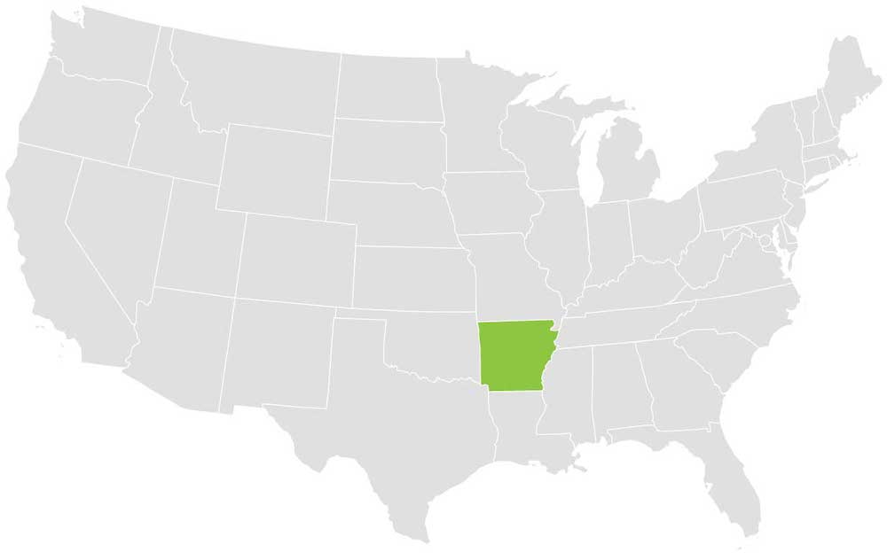 Arkansas Loader Territory Map