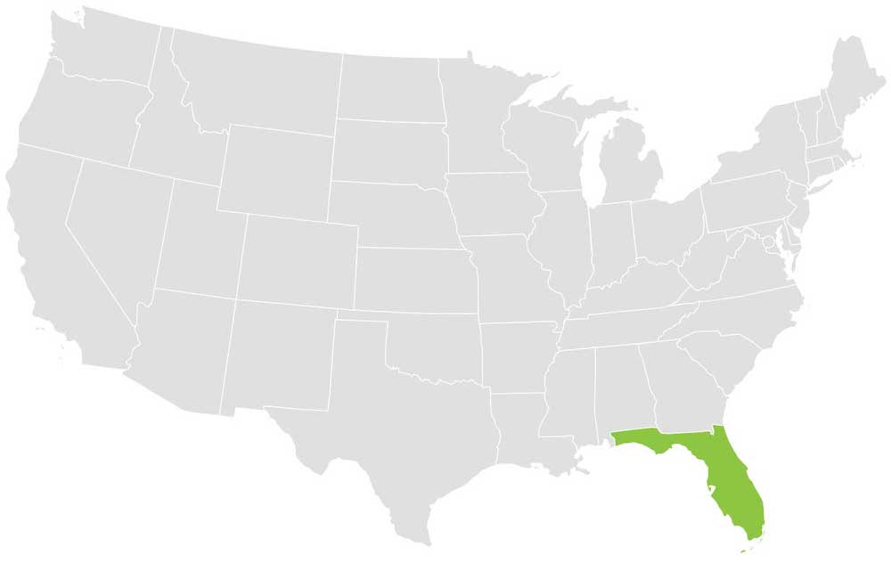 Florida Loader Territory Map