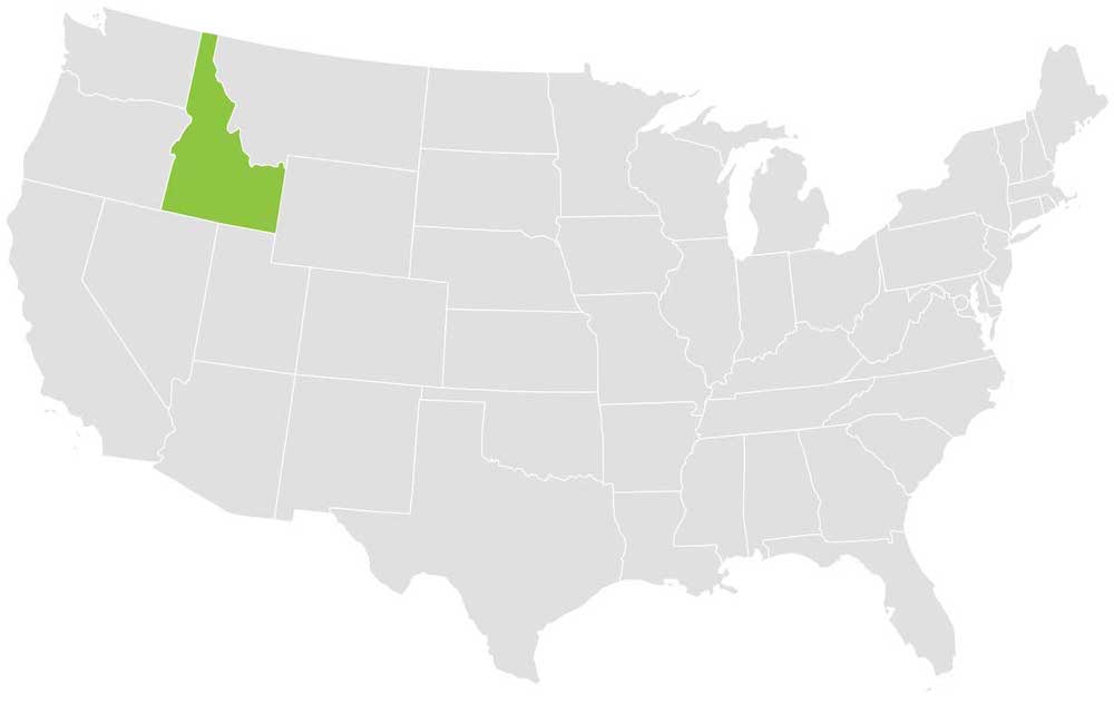 Idaho Loader Territory Map