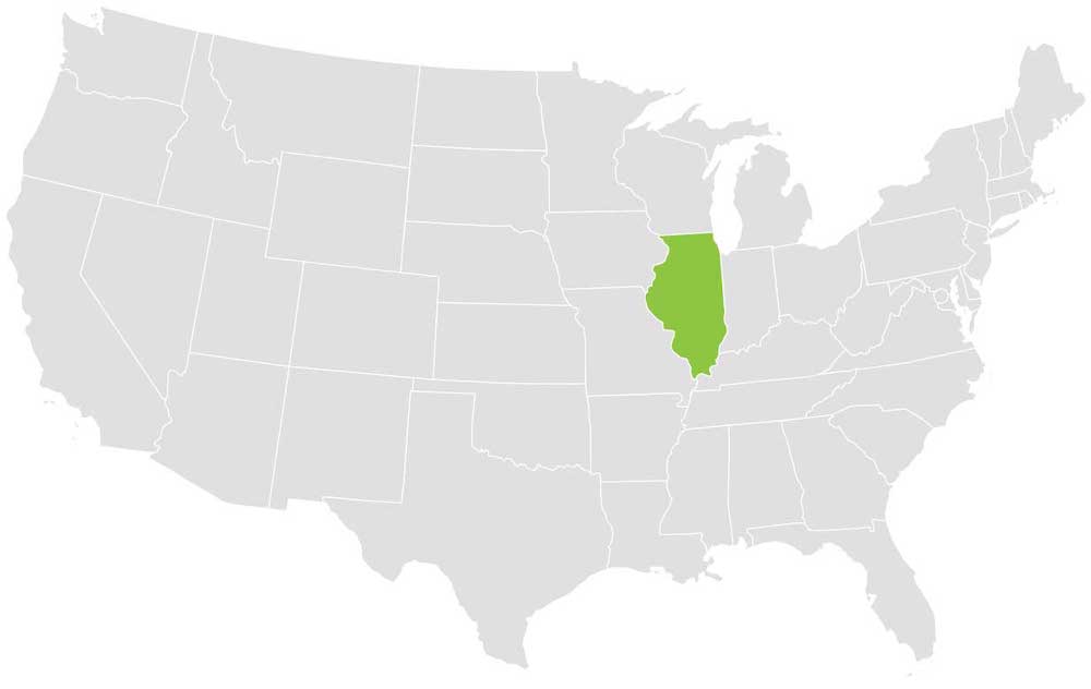 Illinois Loader Territory Map