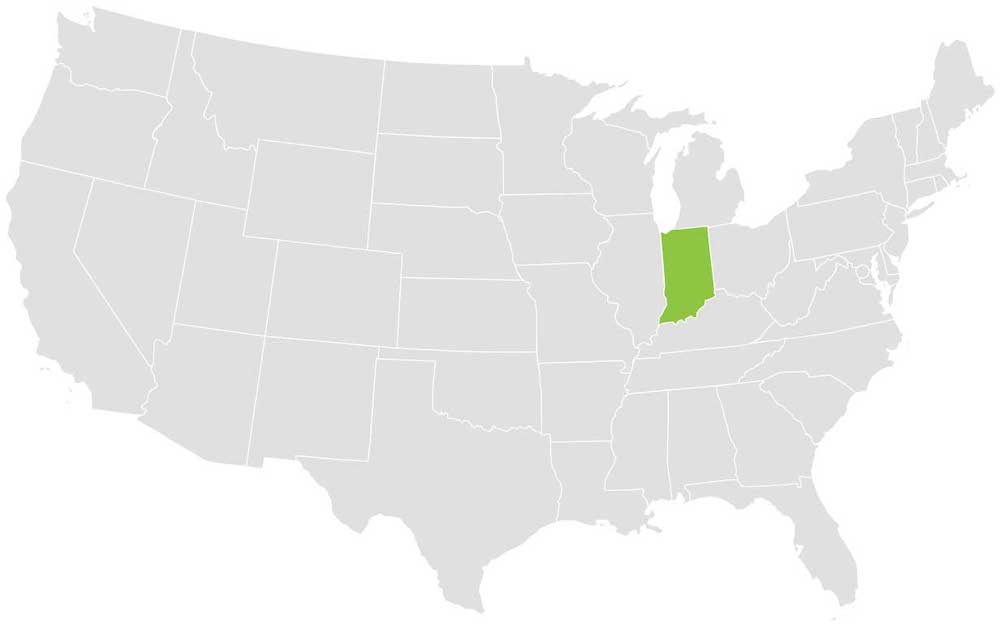 Indiana Loader Territory Map