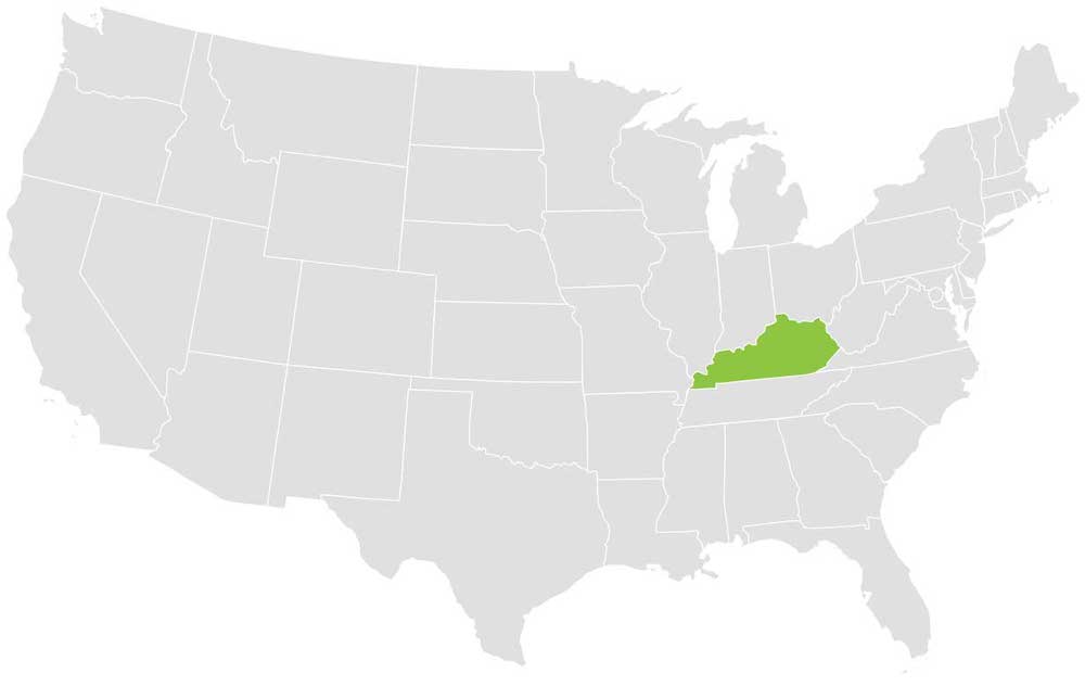 Kentucky Loader Territory Map
