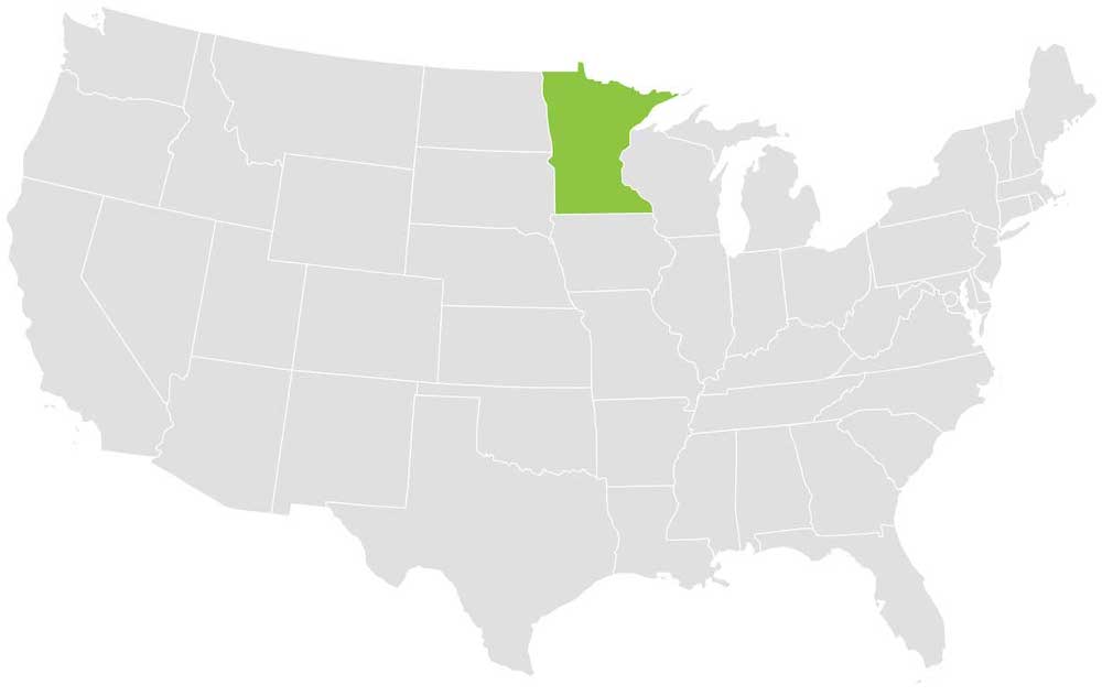 Minnesota Loader Territory Map