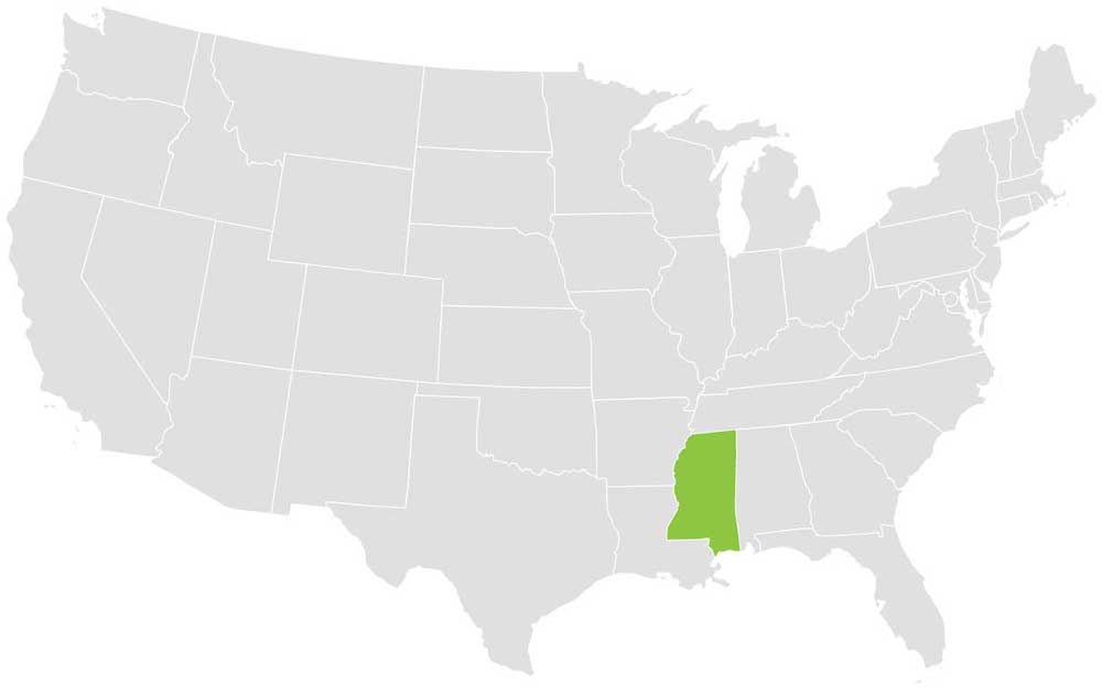 Mississippi Loader Territory Map