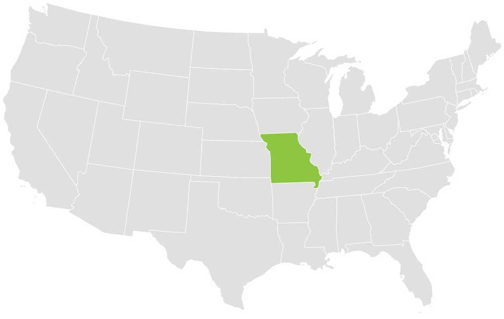 Missouri Loader Territory Map