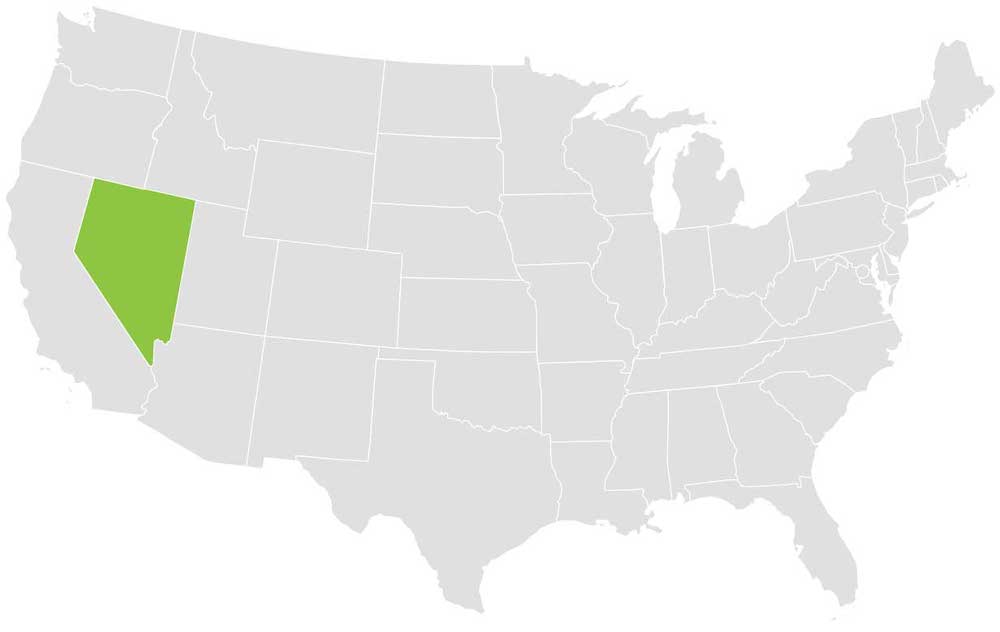 Nevada Loader Territory Map