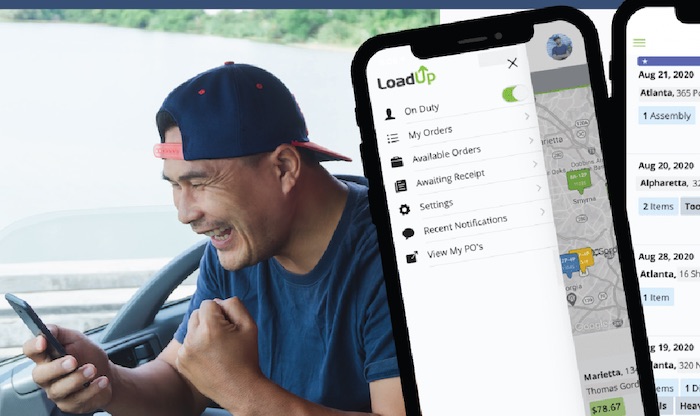 LoadUp's app is great for Loaders to stay connected on the road