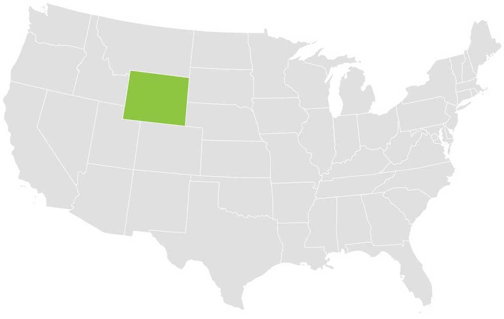 Wyoming Loader Territory Map