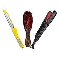 Used hair styling tools disposal and recycling.