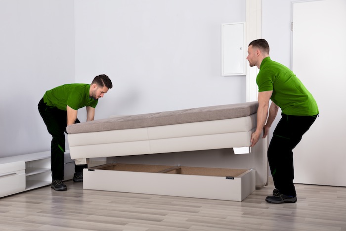 LoadUp hired labor pros moving furniture