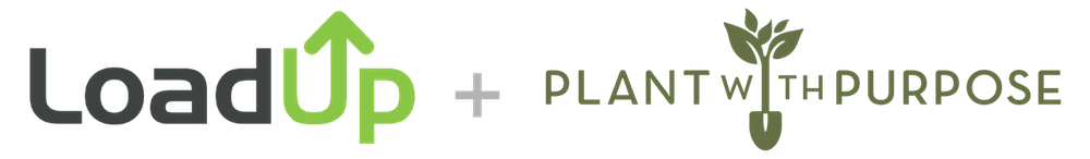 LoadUp + Plant with Purpose logo