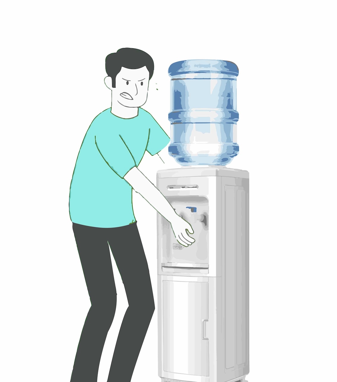 Easy to book water cooler disposal with LoadUp.