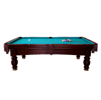 Billiards pool table prepared for removal 