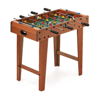 Old foosball table ready for professional pick up