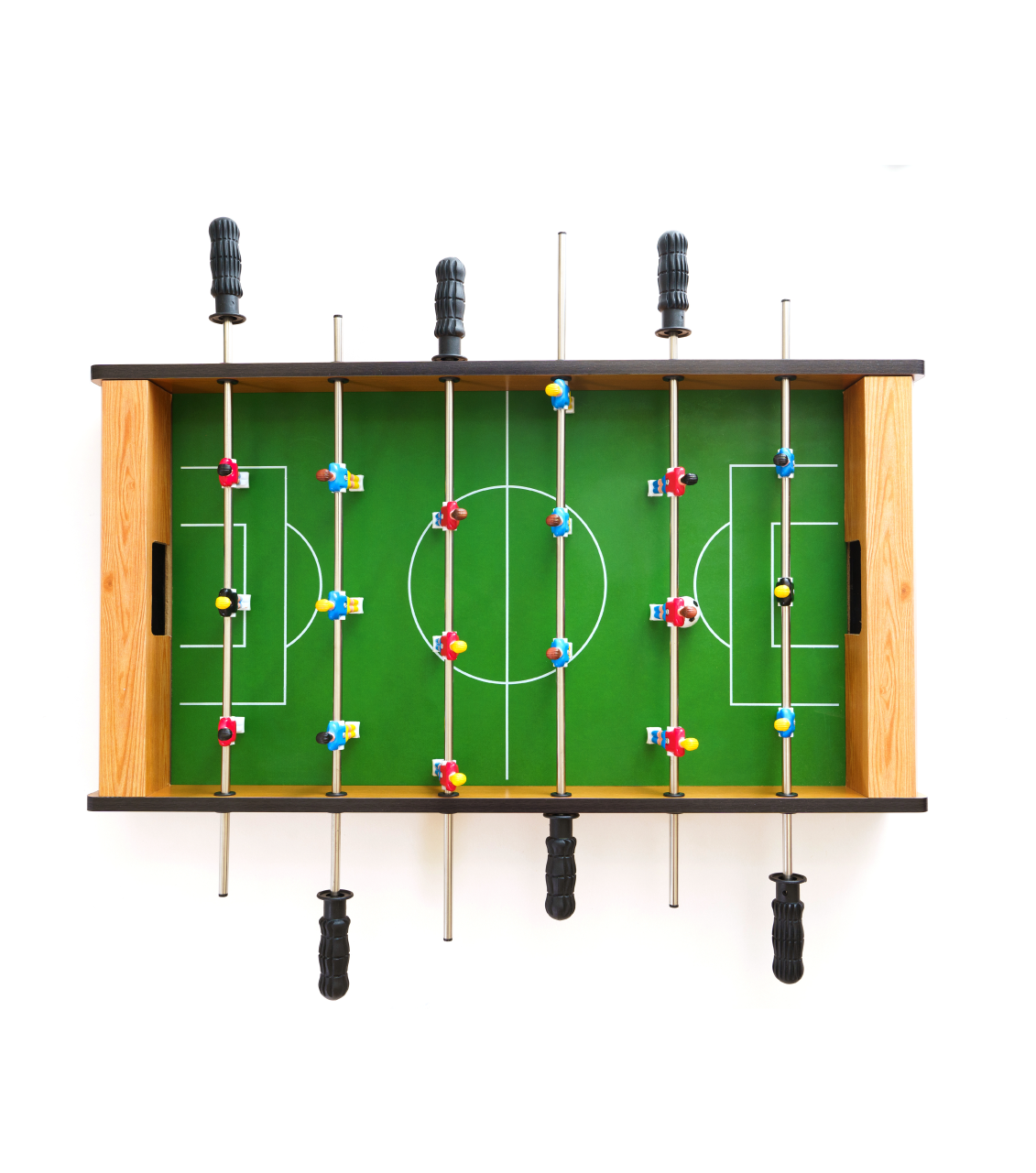 Foosball table ready for proper disposal