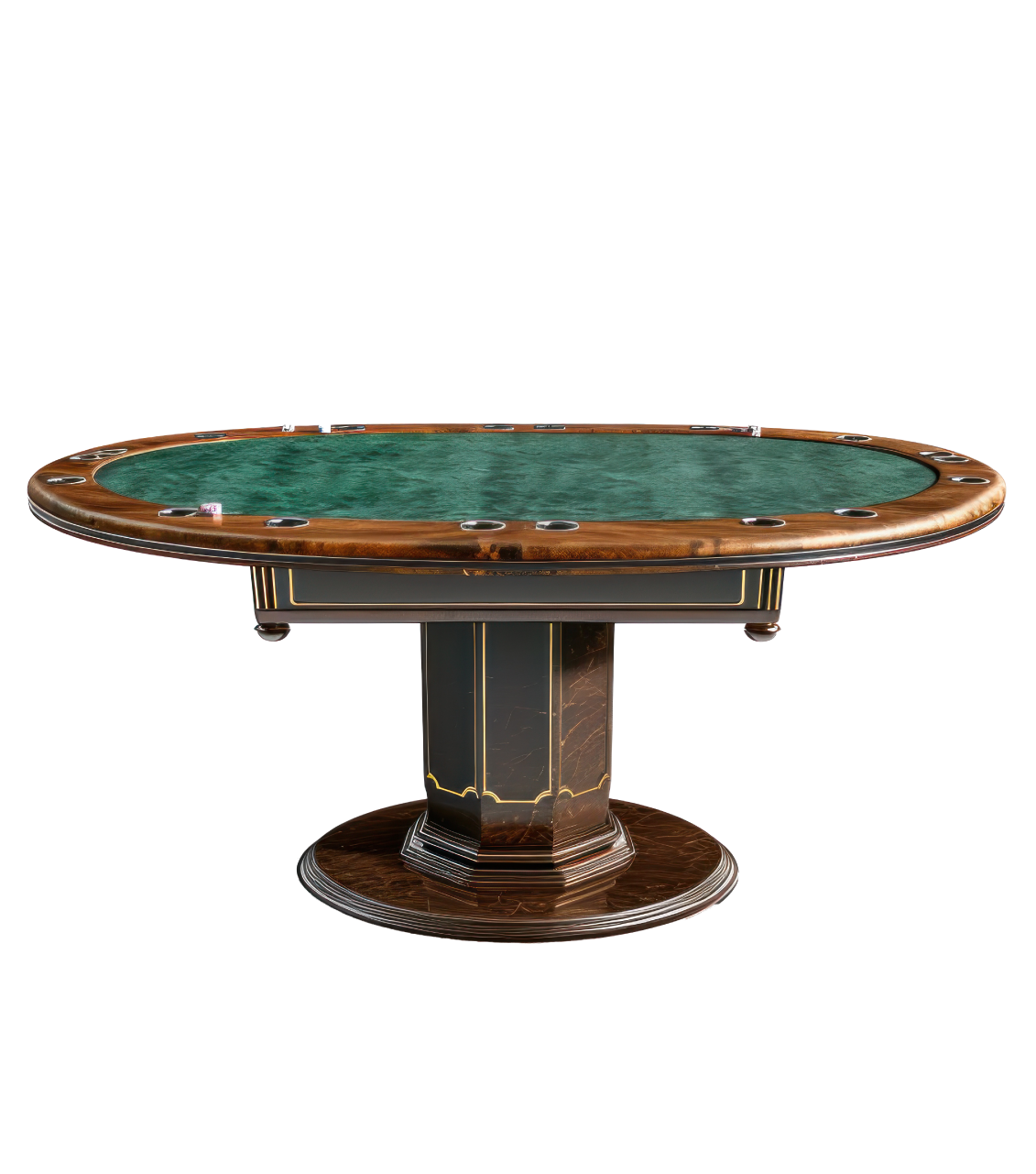 Poker table ready for fast and affordable removal 