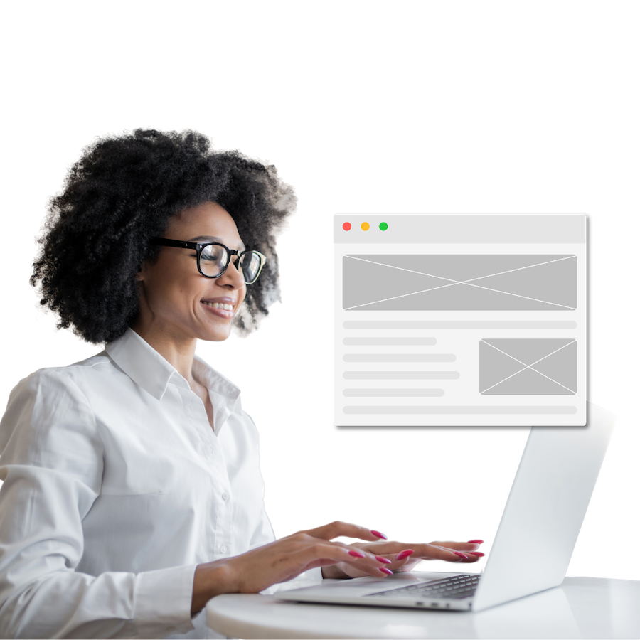 Create a new website to market your home service business.