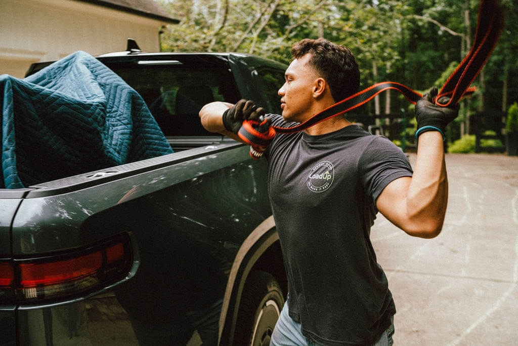 Loader ratchet strap