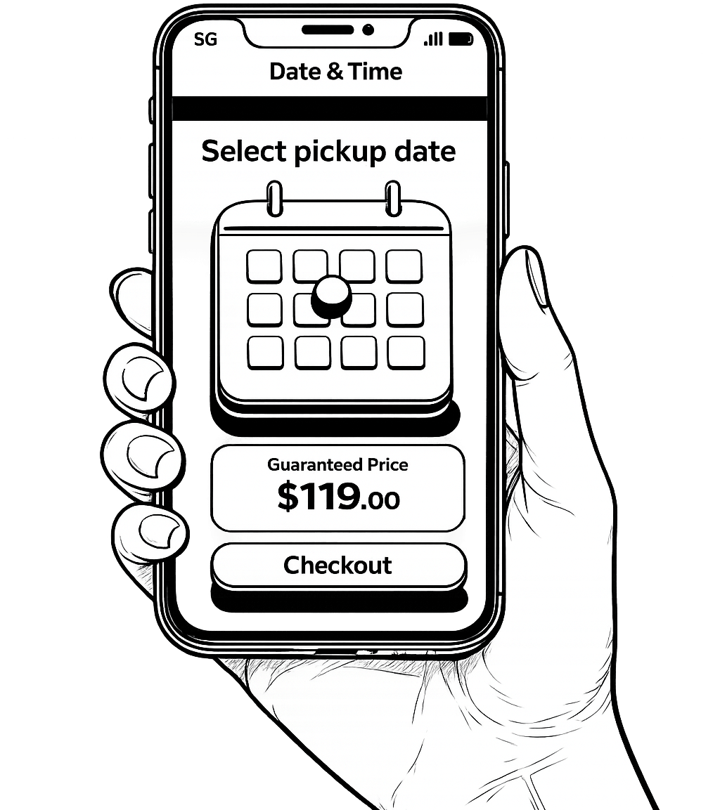 Get your guaranteed upfront price
